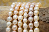 Freshwater Pearls Polished Peach 8-10mm Rice