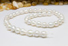 Freshwater Pearls Polished White 8x11-12mm Baroque