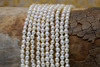 Freshwater Pearls Polished White 4mm Baroque