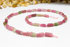 Watermelon Tourmaline Polished 4-9mm Smooth Tube Nugget