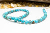 Hubei Turquoise Polished 8mm Round