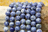 Blue Spot Jasper Polished 12mm Round