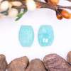 Amazonite Polished 10x14mm Faceted Rounded Rectangle