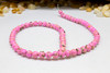 Reconstructed Manmade Turquoise & Shell 6mm Round - Lilac
