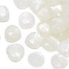 Moonstone Polished White 9mm Faceted Briolette