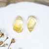 Citrine Polished 6-7x9-11mm Twisted Faceted Drop