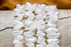 Freshwater Pearls White Polished 8x18mm Biwa