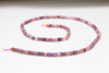 Ruby Polished 2.5x4mm Faceted Rondelle