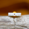 Natural Shell 10mm Daisy Bead