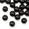 Black Tourmaline A Grade Polished 6mm Round - Sold Individually