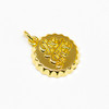 14K Gold Plated 16mm Be Free Bottle Cap Charm