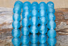 Recycled Glass 10-11mm Round - Aqua Blue