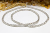 Silver Plated Brass 5mm Bicone