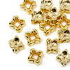 18K Gold Plated 6mm Flower Bead