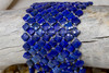 Lapis Polished 10mm Faceted Quatrafoil
