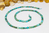 Hubei Turquoise Polished 4mm Faceted Coin