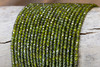 Zircon CZ AA Grade Polished Avocado 2x3mm Faceted Rondelle