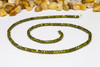 Zircon CZ AA Grade Polished Avocado 2x3mm Faceted Rondelle
