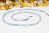 Aquamarine Polished 3x4mm Faceted Rondelle