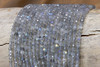 Labradorite Polished 2.5x4mm Faceted Rondelle