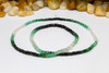 Emerald Polished 3-4mm Faceted Rondelle