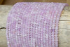 Kunzite Polished 3x4mm Faceted Rondelle