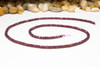 Purple Garnet Polished 2x3mm Faceted Rondelle