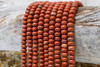Red Stone Jasper Polished 5x8mm Rondelle