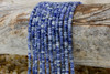 Blue Spot Jasper Polished 2x4mm Rondelle
