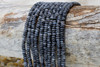 Larvikite Polished 2x4mm Rondelle