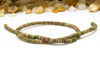 Unakite Polished 2x4mm Rondel