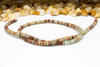 Impression Jasper Polished 2x4mm Rondelle - Dyed
