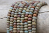 Impression Jasper Polished 5x8mm Rondelle - Dyed