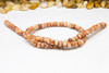 Red Veined Jasper Polished  4x6mm Rondelle