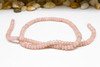 Natural Pink Opal Polished 2x4mm Rondelle