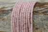 Natural Pink Opal Polished 2x4mm Rondelle