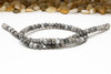 Grey Picture Jasper Polished 4x6mm Rondelle