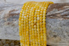Burmese Yellow Jade Polished 4mm Faceted Cube