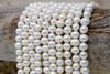 Freshwater Pearls Polished White 8-9mm Potato
