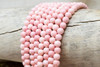 Pink Conch Polished 6mm Round