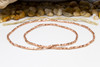 Copper Plated Brass 2.5mm Faceted Cube