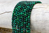 Tiger Eye A Grade Polished Dyed Green 4mm Round
