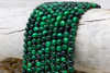 Tiger Eye A Grade Polished Dyed Green 6mm Round