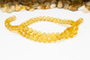 Glass Crystal Polished 6x8mm Faceted Rondelle - Light Topaz