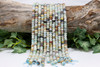 Amazonite Multi Color Matte 4x6mm Rondelle