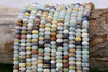 Amazonite Multi Color Matte 4x6mm Rondelle