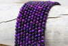 Tiger Eye A Grade Polished Dyed Purple 4mm Round