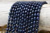Freshwater Pearls Polished Dark Peacock 7-9mm Potato