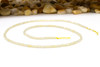 Zircon CZ AA Grade Polished Cream 2mm Faceted Round