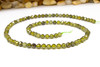 Zircon CZ AA Grade Polished Dark Olive 4mm Faceted Round